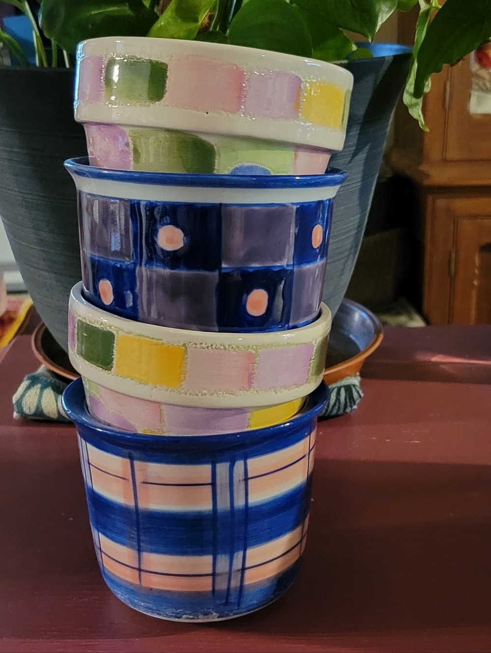 SUCCULENTS FLOWER POTS. SET OF 4- 3.5” by 4” - Picture 10 of 15